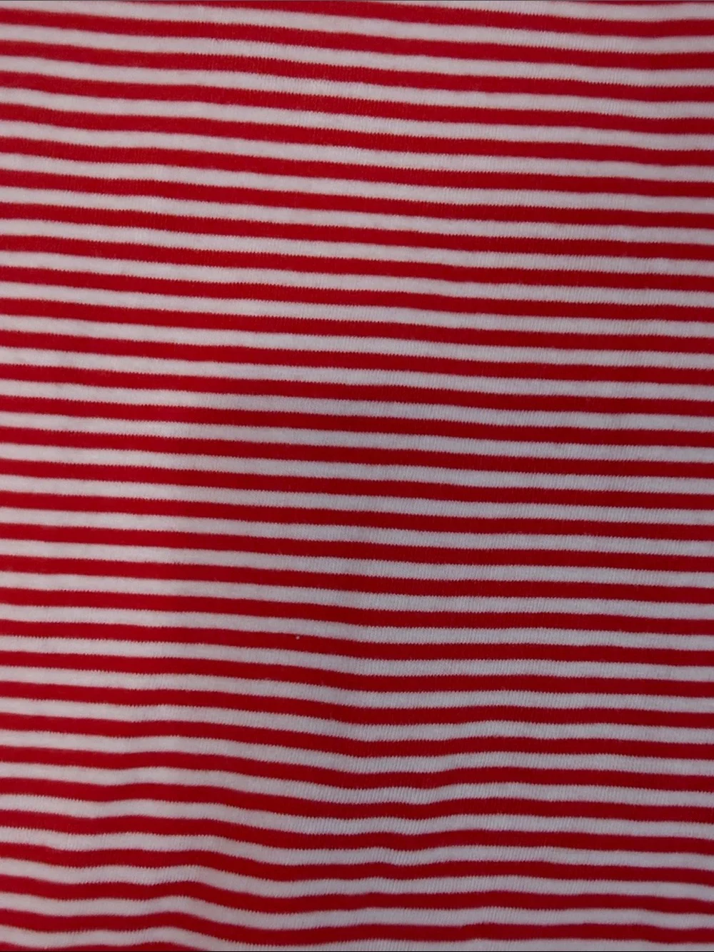 Michael Kors Orange and White Striped Cold-Shoulder Tee